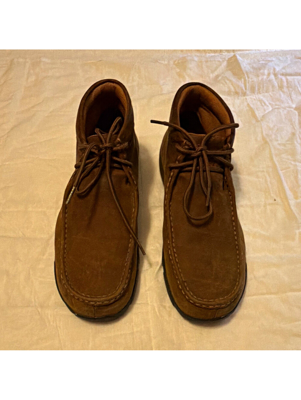 Twisted X Men’s Brown Leather Waterproof Chukka Ankle Boots Round Toe 11M